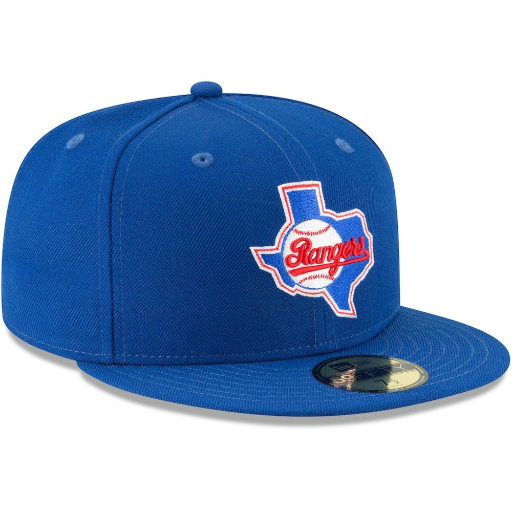 Texas Rangers Cooperstown Collection Wool 59FIFTY Fitted Hat - Blue | New Era