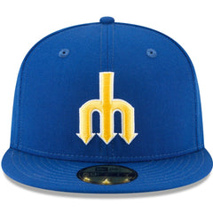 Seattle Mariners Cooperstown Collection Wool 59FIFTY Fitted Hat - Blue | New Era