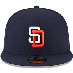 San Diego Padres Cooperstown Collection Wool 59FIFTY Fitted Hat - Navy | New Era