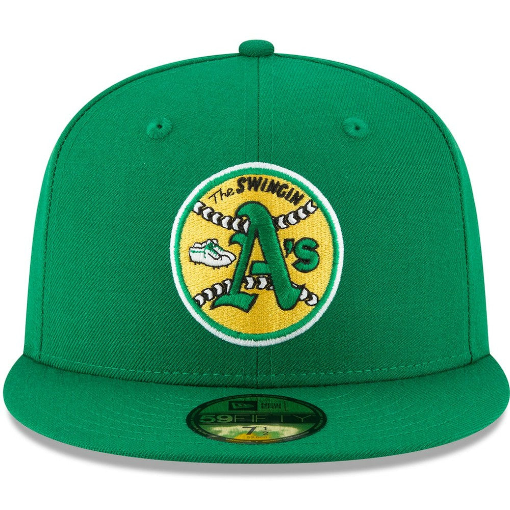 Athletics Cooperstown Collection Wool 59FIFTY Fitted Hat - Green | New Era