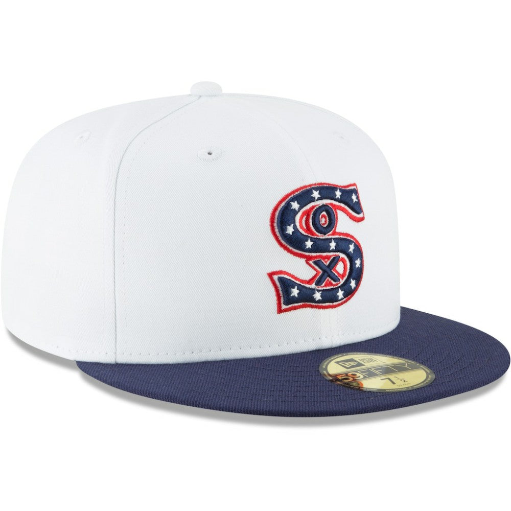 Chicago White Sox Cooperstown Collection Wool 59FIFTY Fitted Hat - White | New Era