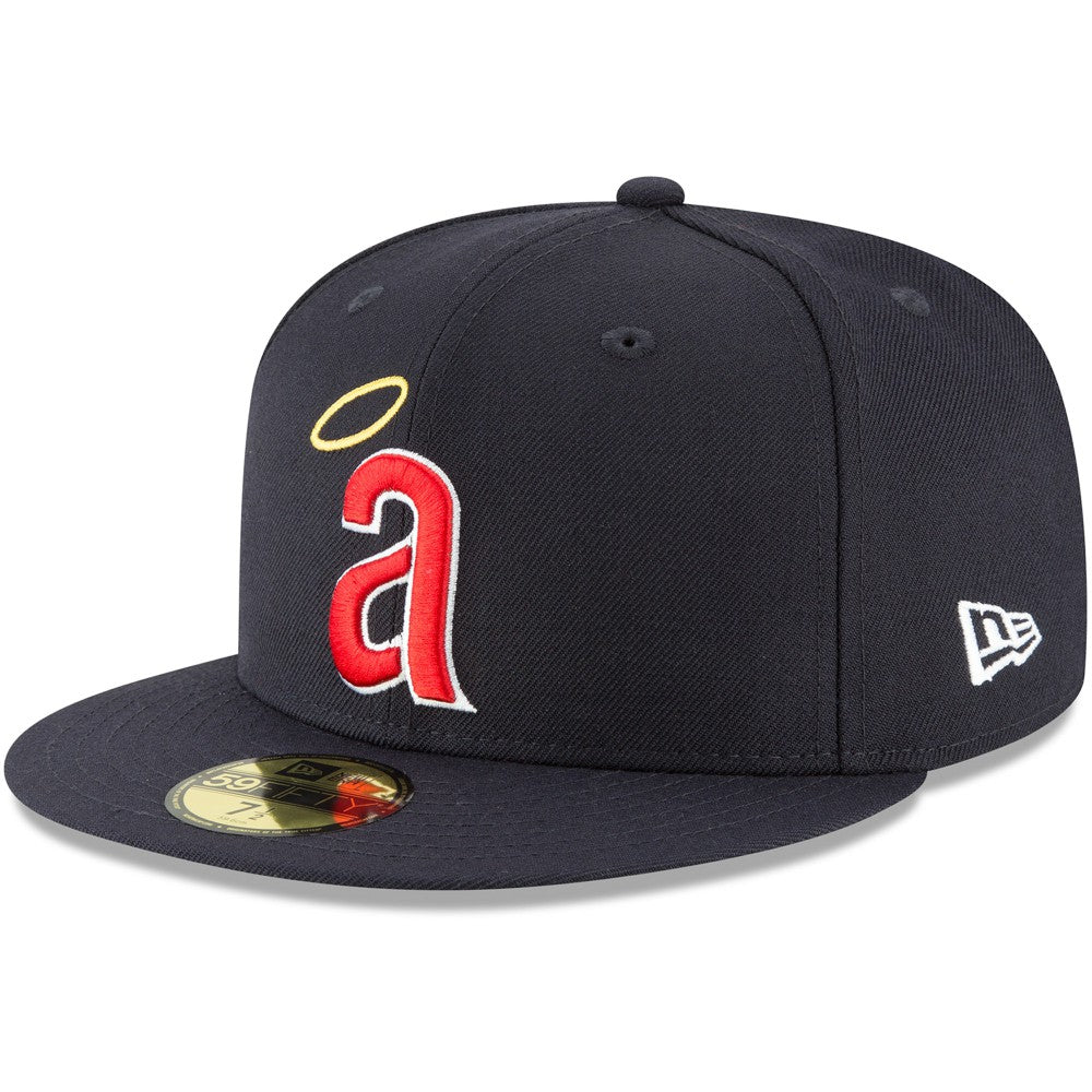 California Angels Cooperstown Collection Wool 59FIFTY Fitted Hat - Navy | New Era