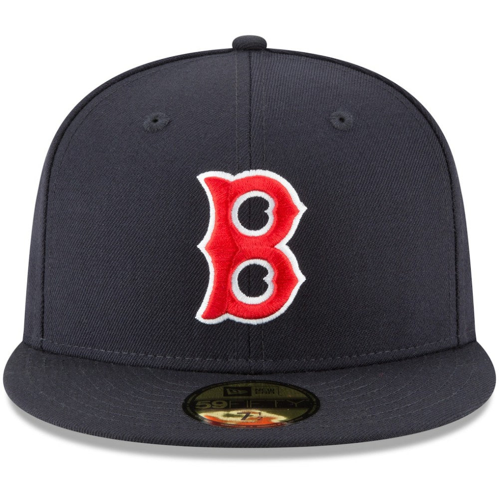 Boston Red Sox Cooperstown Collection Wool 59FIFTY Fitted Hat - Navy | New Era