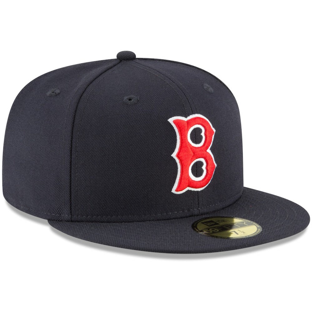 Boston Red Sox Cooperstown Collection Wool 59FIFTY Fitted Hat - Navy | New Era
