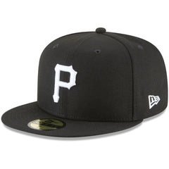 Pittsburgh Pirates 59FIFTY Fitted Hat - Black | New Era