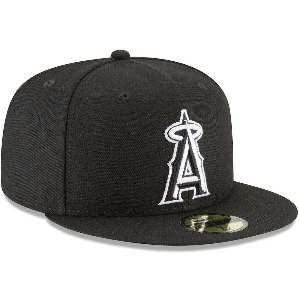 Los Angeles Angels 59FIFTY Fitted Hat - Black | New Era