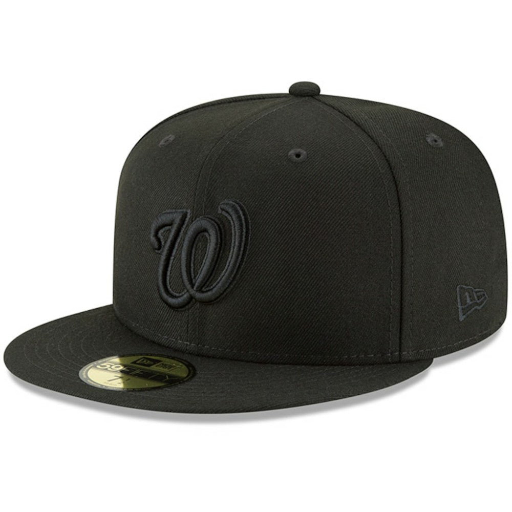 Washington Nationals Primary Logo Basic 59FIFTY Fitted Hat - Black | New Era