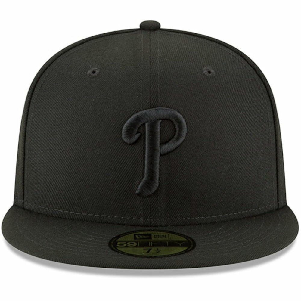 Philadelphia Phillies Primary Logo Basic 59FIFTY Fitted Hat - Black | New Era