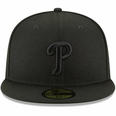 Philadelphia Phillies Primary Logo Basic 59FIFTY Fitted Hat - Black | New Era