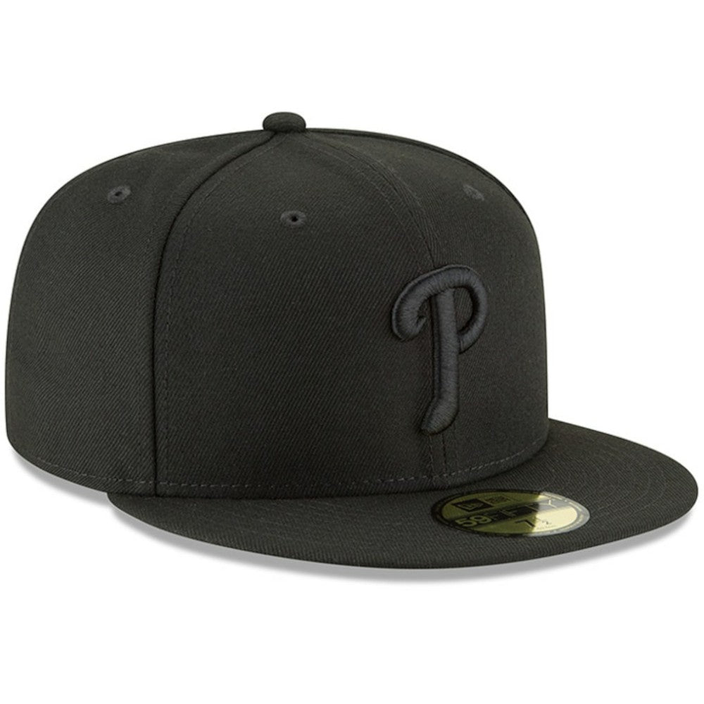 Philadelphia Phillies Primary Logo Basic 59FIFTY Fitted Hat - Black | New Era