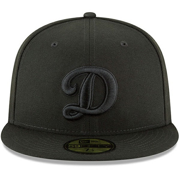 Los Angeles Dodgers Secondary Logo Basic 59FIFTY Fitted Hat - Black | New Era