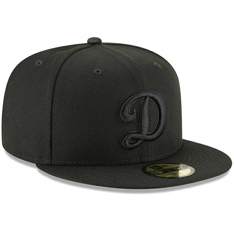 Los Angeles Dodgers Secondary Logo Basic 59FIFTY Fitted Hat - Black | New Era