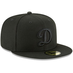Los Angeles Dodgers Secondary Logo Basic 59FIFTY Fitted Hat - Black | New Era