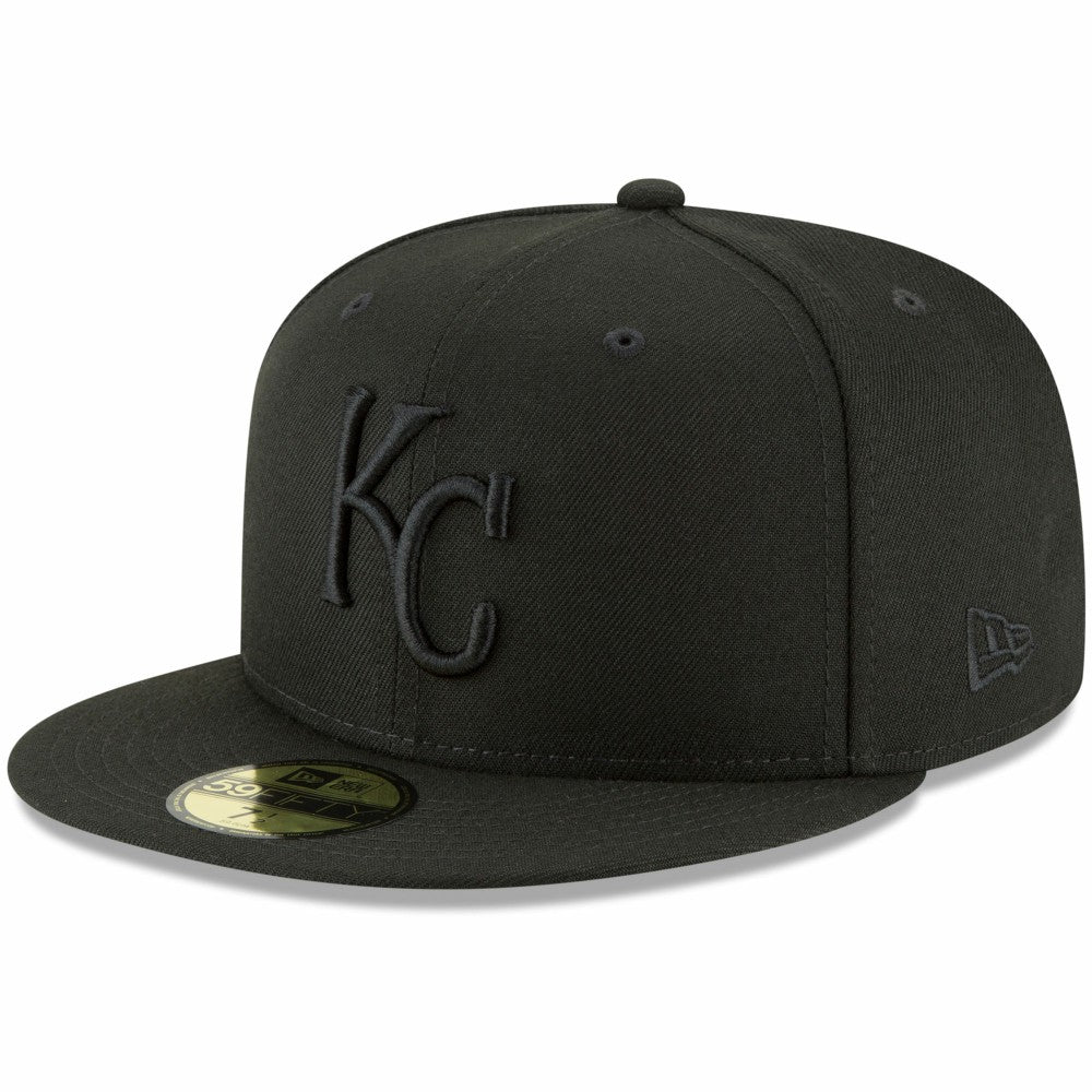 Kansas City Royals Primary Logo Basic 59FIFTY Fitted Hat - Black | New Era