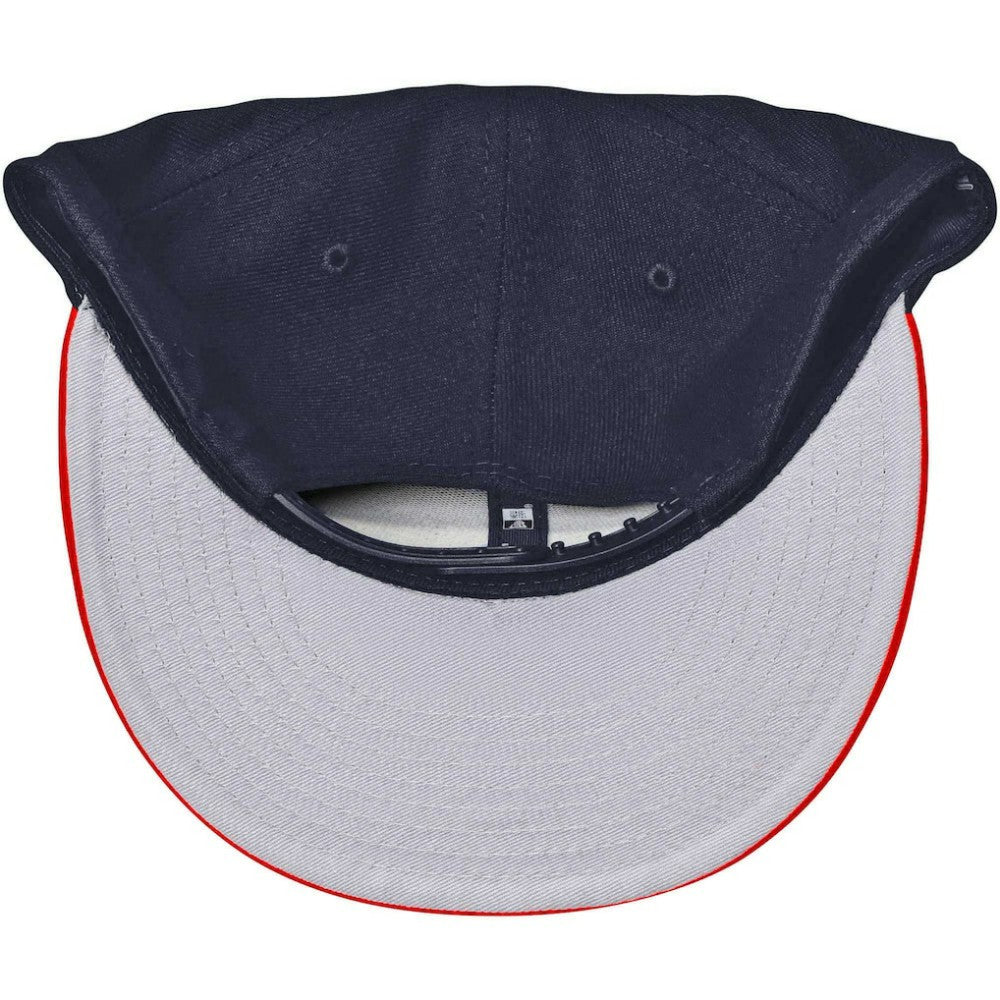 Atlanta Braves Team Color 9FIFTY Snapback Hat - Navy/Red | New Era