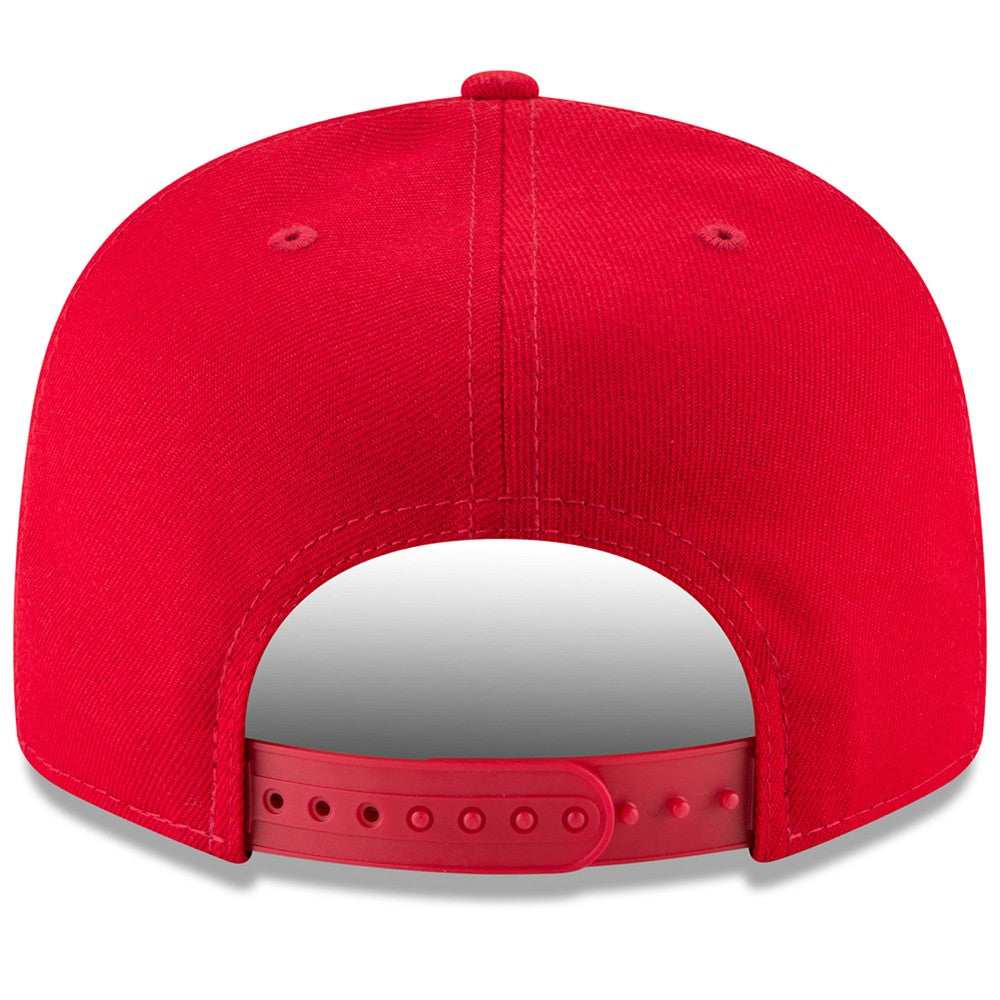 Los Angeles Angels Team Color 9FIFTY Snapback Hat - Red | New Era