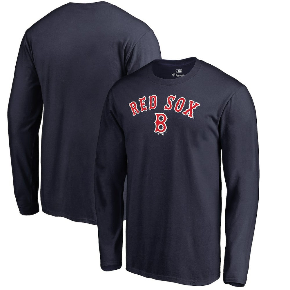 Boston Red Sox Cooperstown Collection Wahconah Long Sleeve T-Shirt - Navy