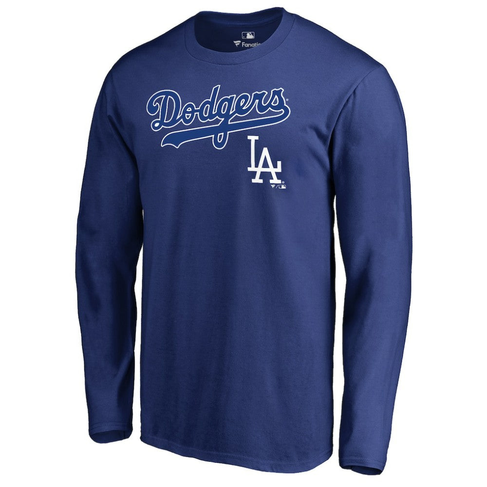 Los Angeles Dodgers Cooperstown Collection Wahconah Long Sleeve T-Shirt - Royal