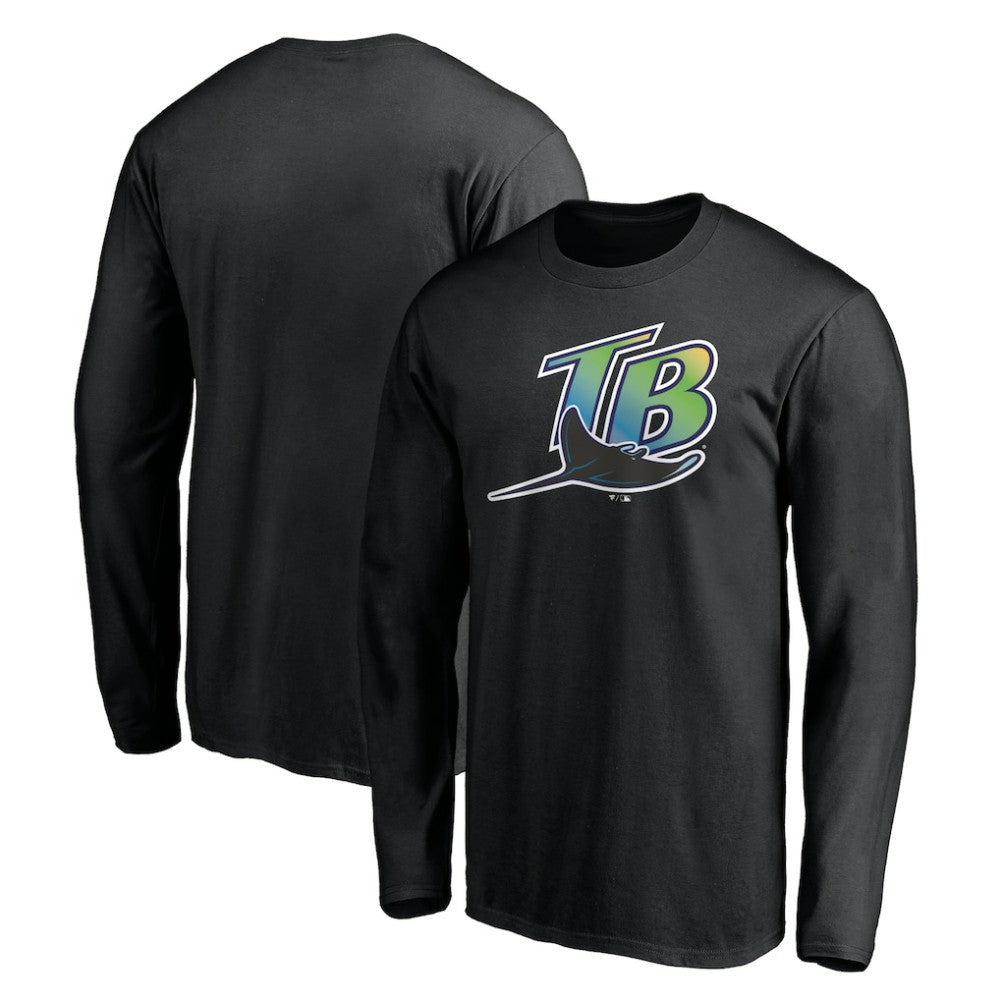 Tampa Bay Rays Cooperstown Collection Wahconah Long Sleeve T-Shirt - Black