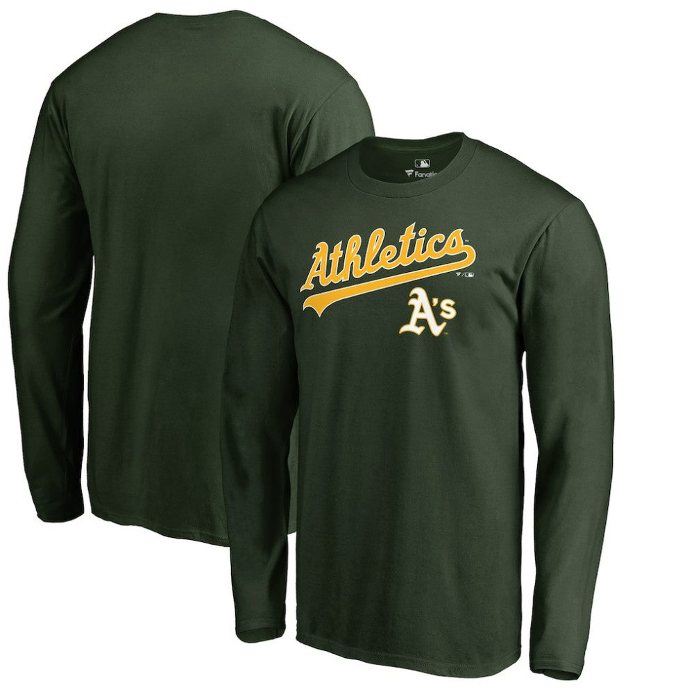 Athletics Team Lockup Long Sleeve T-Shirt - Green