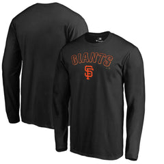 San Francisco Giants Team Lockup Long Sleeve T-Shirt - Black