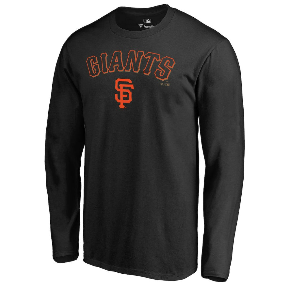 San Francisco Giants Team Lockup Long Sleeve T-Shirt - Black