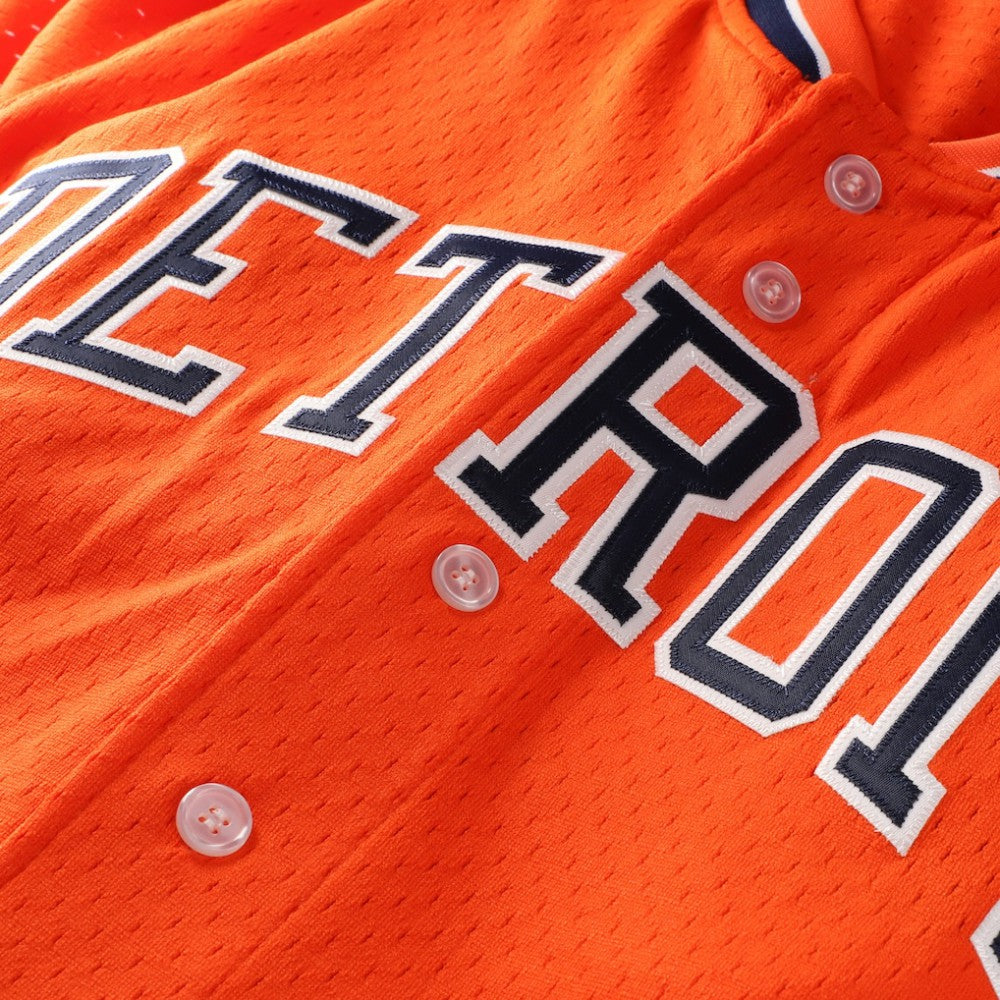 Kirk Gibson Detroit Tigers Cooperstown Collection Mesh Batting Practice Button-Up Jersey - Orange | Mitchell & Ness
