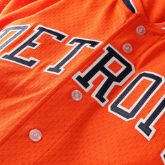 Kirk Gibson Detroit Tigers Cooperstown Collection Mesh Batting Practice Button-Up Jersey - Orange | Mitchell & Ness