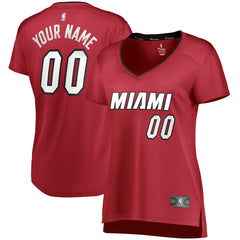 Miami Heat Women's Fast Break Replica Custom Jersey Wine - Statement Edition | Fanatics on sale