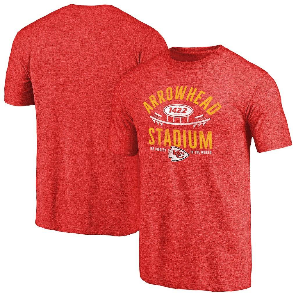 Kansas City Chiefs Hometown Collection Tri-Blend T-Shirt - Heathered Red cheap