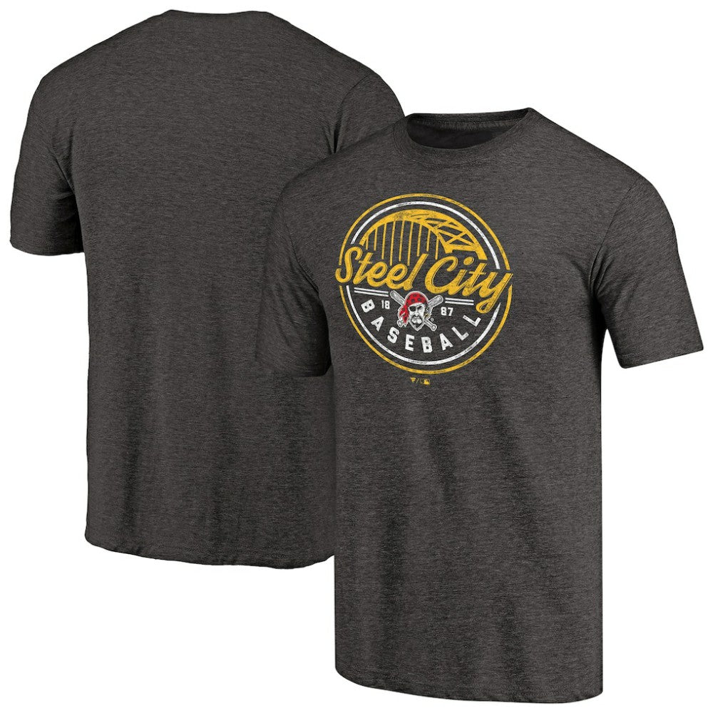 Pittsburgh Pirates Hometown Collection Steel City T-Shirt - Black