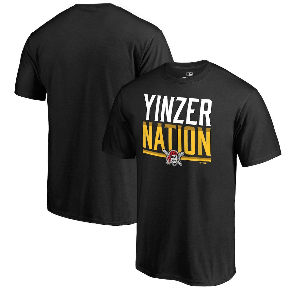 Pittsburgh Pirates Hometown Collection Yinzer Nation T-Shirt - Black