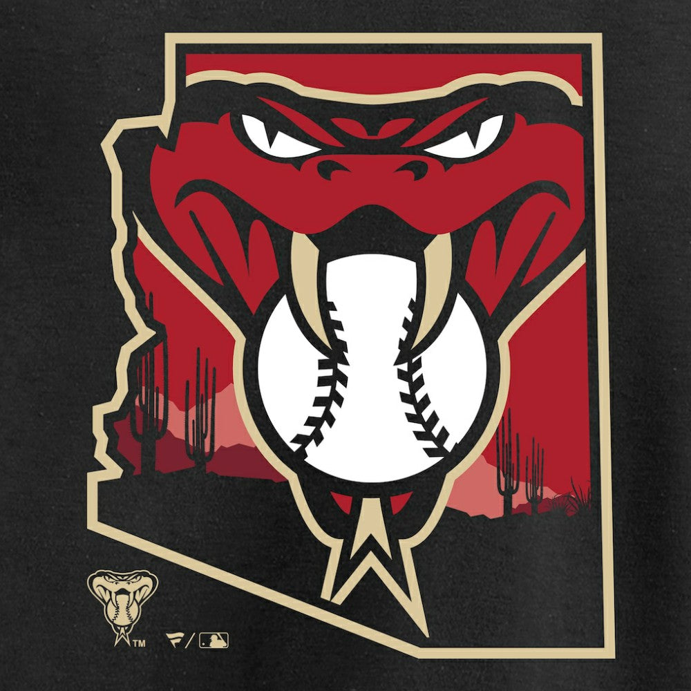 Arizona Diamondbacks Hometown Collection Baja Pullover Hoodie - Black