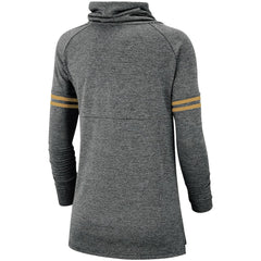 New Orleans Saints Women's Historic Marks Long Sleeve Tri-Blend Funnel Sweatshirt - Black | Nike for sale