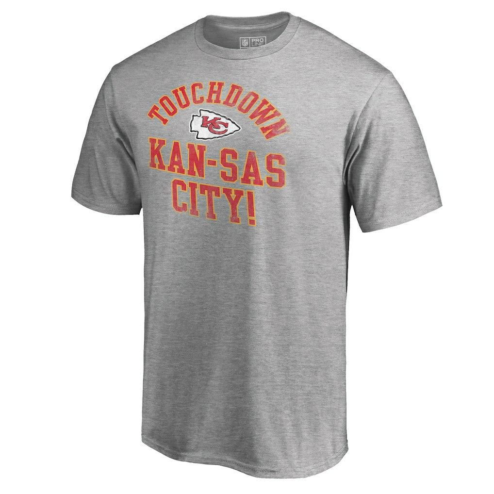 Kansas City Chiefs Hometown Collection TD-KC T-Shirt - Heather Gray cheap
