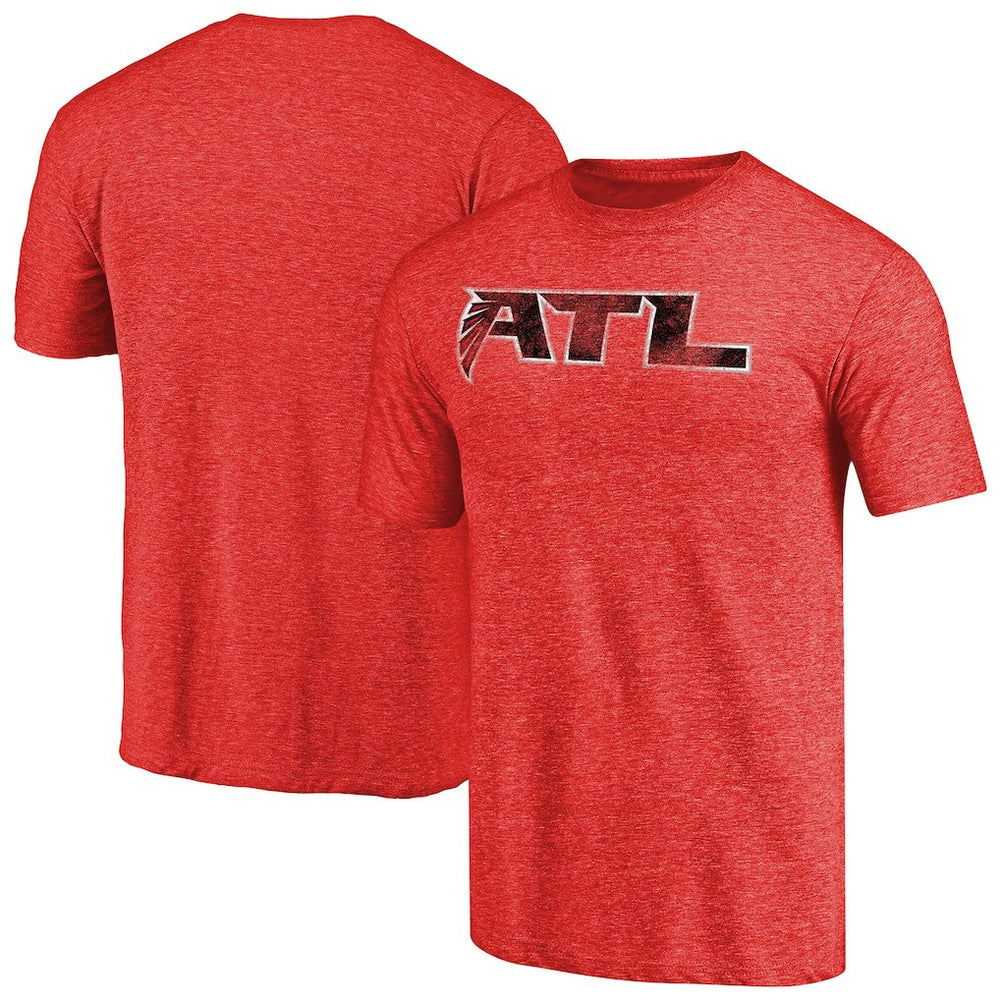 Atlanta Falcons Distressed Alternate Logo Secondary Tri-Blend T-Shirt - Red outlet