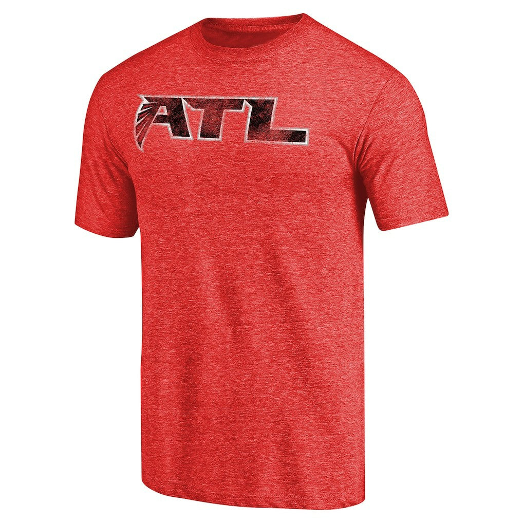 Atlanta Falcons Distressed Alternate Logo Secondary Tri-Blend T-Shirt - Red outlet