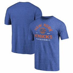 New York Knicks Vintage Arch Tri-Blend T-Shirt - Royal cheap