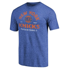 New York Knicks Vintage Arch Tri-Blend T-Shirt - Royal cheap