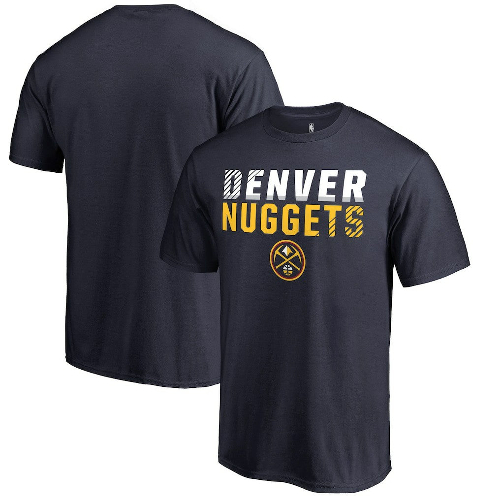 Denver Nuggets Fade Out T-Shirt sale - Navy on sale