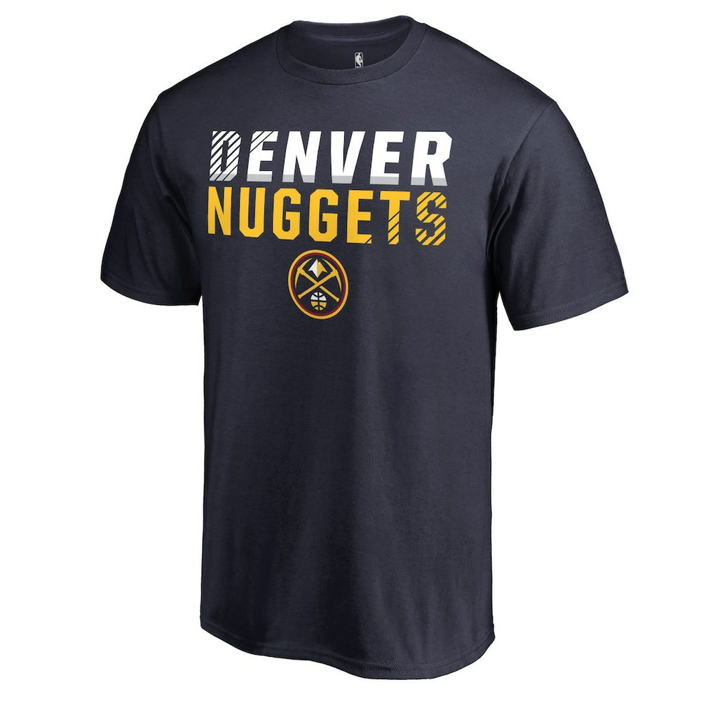Denver Nuggets Fade Out T-Shirt sale - Navy on sale