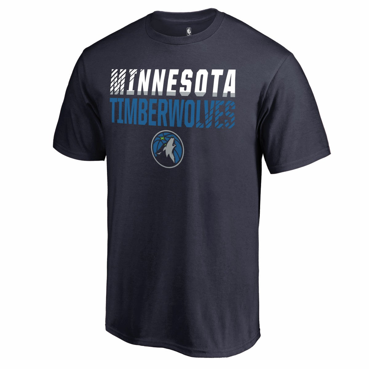 Minnesota Timberwolves Fade Out T-Shirt - Navy discount