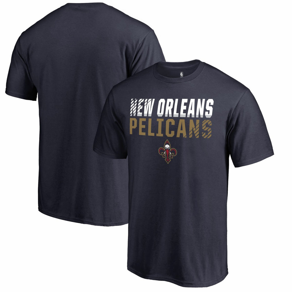 New Orleans Pelicans Fade Out T-Shirt - Navy for sale