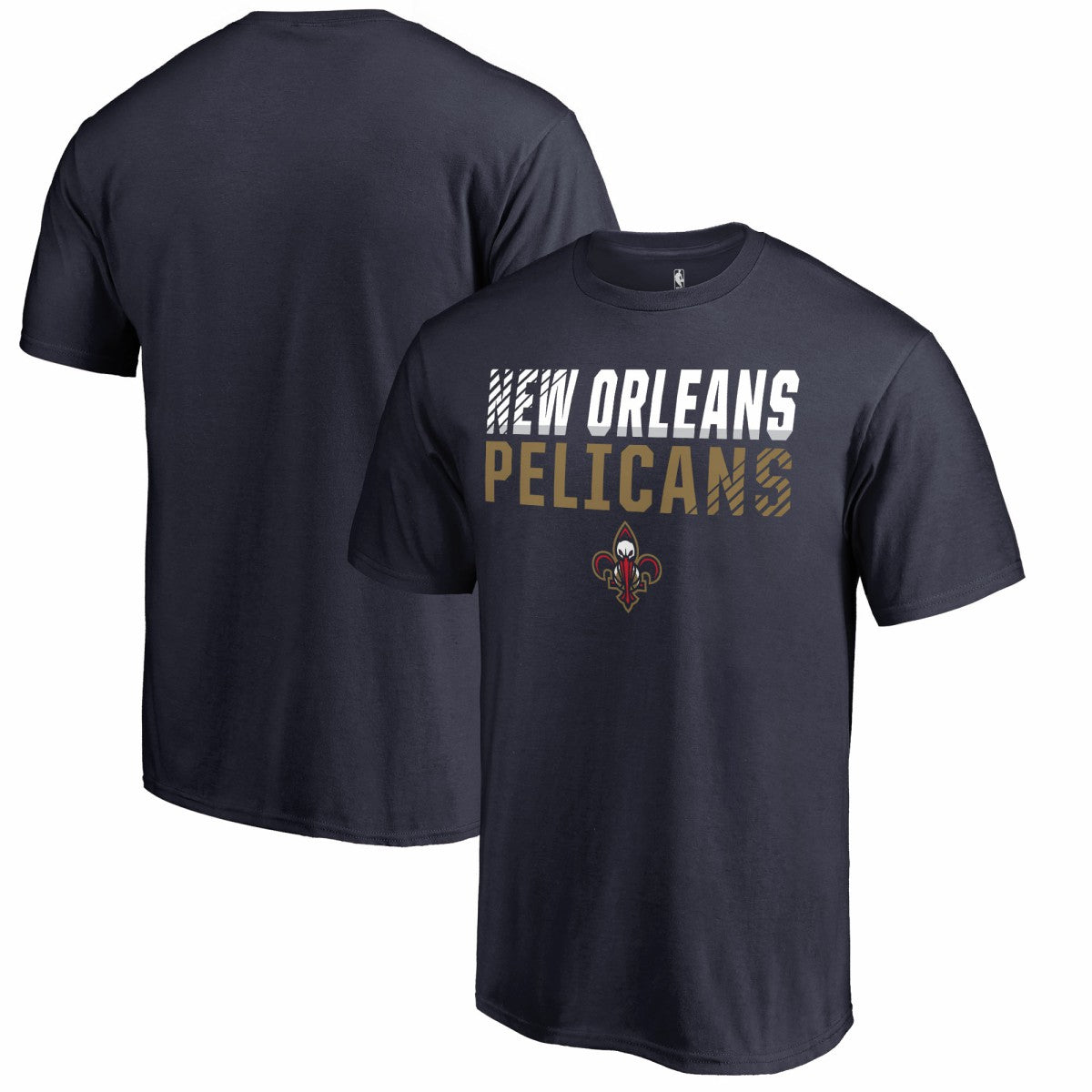 New Orleans Pelicans Fade Out T-Shirt - Navy for sale