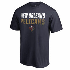 New Orleans Pelicans Fade Out T-Shirt - Navy for sale