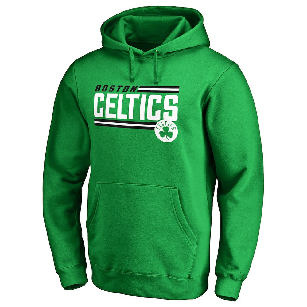 Boston Celtics Onside Stripe Pullover Hoodie - Kelly Green for sale
