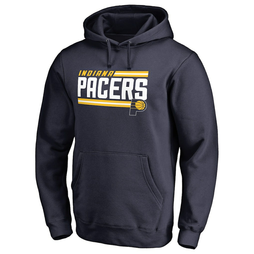 Indiana Pacers Onside Stripe Pullover Hoodie - Navy shop