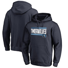 Minnesota Timberwolves Onside Stripe Pullover Hoodie - Navy sale