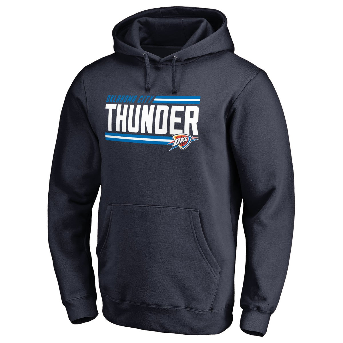 Oklahoma City Thunder Onside Stripe Pullover Hoodie - Navy outlet