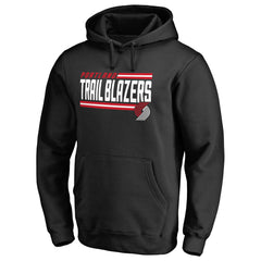 Portland Trail Blazers Onside Stripe Pullover Hoodie - Black online